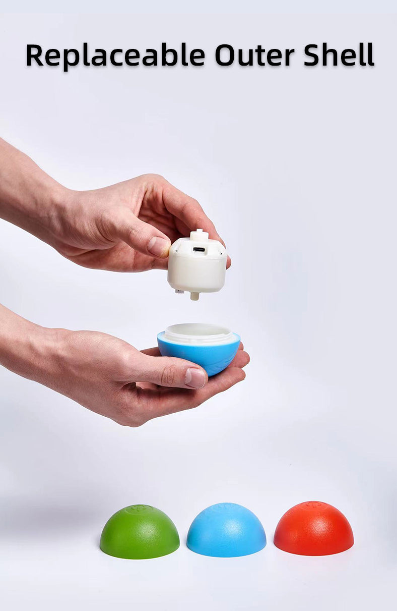LSWOVE  Remote InteractiveElectric Dog Toys Ball Activated Rolling Ball With Light Moving Bouncing Ball For Medium Dogs,USB Recharg, Fun Engaging Gift