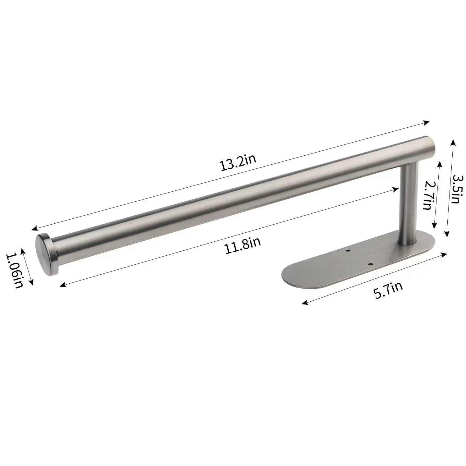 Paper Towel Holders,Paper Towels Rolls - for Kitchen,Paper Towels Bulk- Self-Adhesive Under Cabinet,Both Available in Adhesive and Screws,Stainless Steel Paper Towel Holder